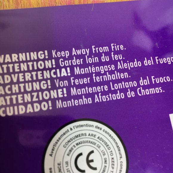 Funky Diva  Princess fairy Wig Rubies #50899 NWT NOS - Picture 7 of 8